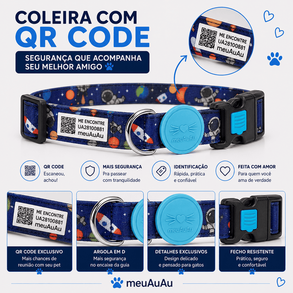 COMBO GATO - COLEIRA + LOCALIZADOR