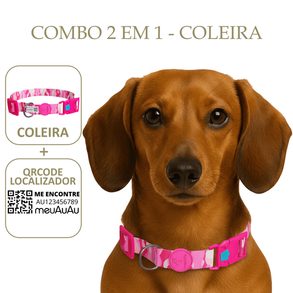 COMBO 2 EM 1 - COLEIRA + LOCALIZADOR