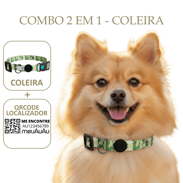 COMBO 2 EM 1 - COLEIRA + LOCALIZADOR