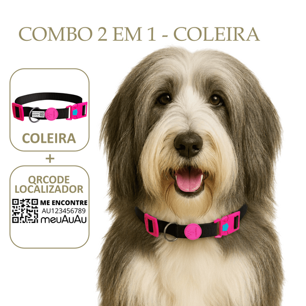 COMBO 2 EM 1 - COLEIRA + LOCALIZADOR