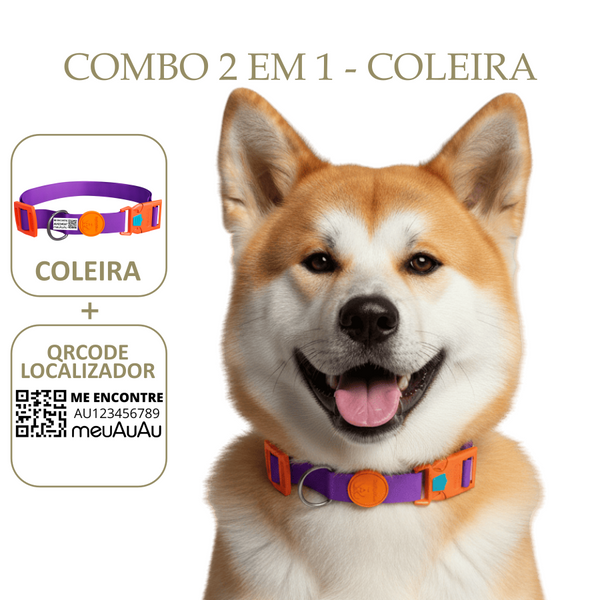 COMBO 2 EM 1 - COLEIRA + LOCALIZADOR