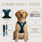 COMBO 4 EM 1 -  PEITORAL + QR + NOME PERSONALIZADO + GUIA